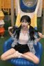 南木熊襯衫女2026夏季薄款防曬衫藍白格子寬松休閑設計感上衣襯衣外套 淺藍格子襯衣 M 【90-110斤】 曬單實拍圖
