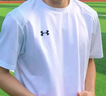 安德瑪（Under Armour）速干運動短袖T恤男夏季足球上衣吸濕排汗健身透氣訓練服球衣 曬單實拍圖