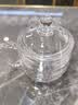 胖東來同款天然耐高溫水晶茶杯大容量辦公家用帶蓋玻璃杯喝水水杯加厚新 大肚杯帶蓋380ml【富竹】水晶玻璃杯 曬單實(shí)拍圖