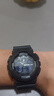 卡西歐（CASIO）G-SHOCK黑武士雙顯大表盤運動防水手表黑夜騎士GA-100-1A1DR七夕 曬單實拍圖