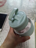 北牧星玻璃杯水杯胖胖杯多色可愛水杯手機(jī)支架杯便攜玻璃杯 支架胖胖藍(lán)色+杯套 300ml 曬單實(shí)拍圖