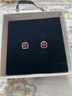 Qlady紅色耳夾無耳洞女2026新年耳環(huán)耳釘高級(jí)感小眾氣質(zhì)耳骨夾耳飾禮物 曬單實(shí)拍圖