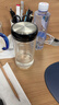 便攜單層玻璃杯耐熱厚底男女辦公泡茶杯子廣告杯水杯定制 360ml【BU05】 曬單實拍圖