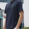 京東京造夏季運動短袖男士t恤polo衫男跑步健身戶外速干衣服 海軍藍 3.0 L 曬單實拍圖
