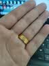 匠蘊黃金戒指男女足金999新款實心古法錘紋個性閉口情侶款對戒送禮 圈號：19號 金重：11.78g 約5*2mm 曬單實拍圖