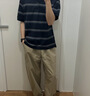 優衣庫可機洗針織polo衫/半開領短袖男裝女裝26春夏新款482328 30 淺米色 XL 曬單實拍圖