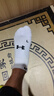 安德瑪（Under Armour）襪子船襪【3雙】籃羽毛球運動襪男女跑步薄款防臭毛巾短棉襪 曬單實拍圖
