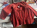 MUJI IDEE 女式細(xì)條燈芯絨長袖罩衫女裝女士上衣26年秋季新品GA79CC6A 紅色 均碼 （165/88A） 曬單實拍圖