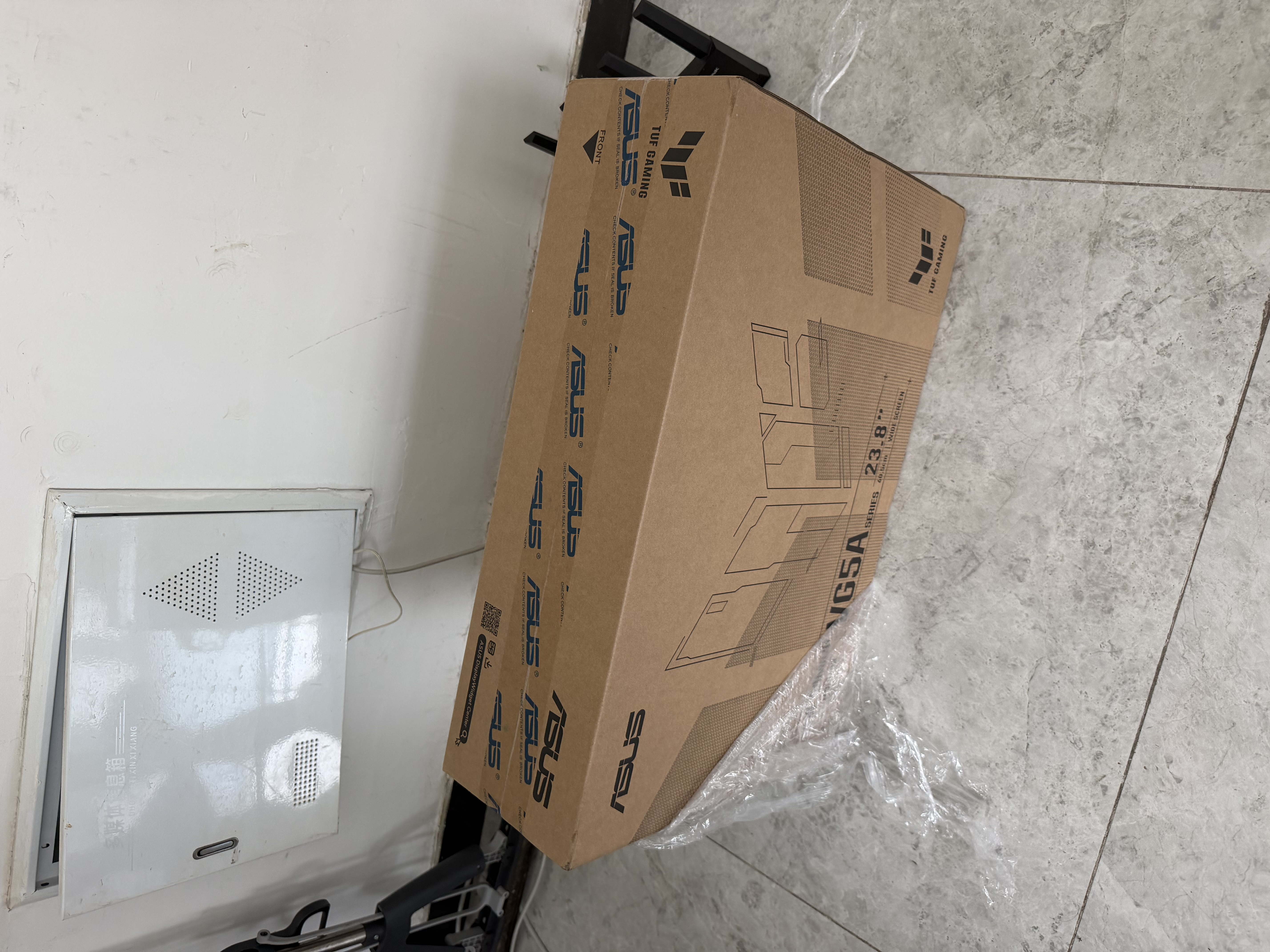 華碩（ASUS） TUF小金剛 24.5\27英寸電競顯示器 240Hz高刷 FastIPS電競游戲 臺式電腦顯示屏 內置音響 24英寸240Hz VG249QM5A 曬單實拍圖