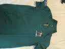 徠蒽嘶2026新款polo衫t恤男短袖純棉體恤上衣中年男裝保羅休閑商務ins風 1816墨綠色 純棉繡花開衩 L （120-140斤） 曬單實拍圖