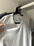 MUJI 女式涼感防汗漬圓領短袖T恤上衣打底衫內搭女裝女款夏季BB2WTA6S 淺藍色 L (165/88A) 曬單實拍圖