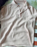 優(yōu)衣庫(kù)棉莫代爾混紡POLO領(lǐng)針織衫/短袖女裝26春夏新款484607 11 粉紅色 M 曬單實(shí)拍圖