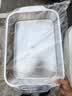 莊子然烤魚盤304不銹鋼烤魚爐電磁爐燃氣長方形盤家用商用烤魚專用鍋 深盤50*31*9cm-裝6斤左右 50cm 曬單實拍圖