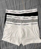 Calvin Klein內衣【七夕禮物吳晗同款】男士三條裝ck低腰棉質透氣防夾臀內褲男 NP2765ORSS-藏青/太空黑/碳灰 3條 XL 曬單實拍圖