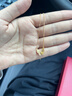 謝瑞麟黃金項鏈足金拉絲蝴蝶套鏈黃金首飾送女友老婆七夕生日禮物計價 足金拉絲蝴蝶套鏈約3.41克 曬單實拍圖