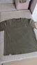JEEP吉普短袖T恤男士夏季寬松重磅上衣服純棉潮流印花男裝軍綠2XL 曬單實拍圖