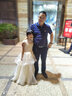 小咔衣濃花童婚紗小女孩生日公主裙女童禮服高端兒童主持人鋼琴演出服夏季 Y1587A1香檳色無(wú)袖 150cm 曬單實(shí)拍圖