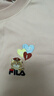 FILA 斐樂(lè)官方女裝針織短袖衫2026春新款時(shí)尚休閑小貓刺繡圓領(lǐng)涼感T恤 赤粉色-PK XL 175/92A/XL 曬單實(shí)拍圖