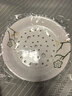 星坊 圓形餃子盤(pán)瀝水雙層盤(pán)家用餃子盤(pán)食品級(jí)密胺 大橘大利款 曬單實(shí)拍圖
