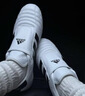 adidas「冰淇淋T頭鞋」VS JOG 2.0薄底運動鞋男女阿迪達斯輕運動 亮白/金屬銀/淺灰   38 曬單實拍圖