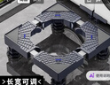 ProPre洗衣機(jī)底座全自動(dòng)波輪滾筒防滑防震腳墊腳架可移動(dòng)萬(wàn)向輪增高支架加高滑輪托盤多品牌適用 不銹鋼管【4腳固定款】耐用防蝕免安裝 曬單實(shí)拍圖
