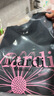 MARDI MOUNTAIN官方旗艦店韓國正品小雛菊純棉短袖女裝T恤內(nèi)搭上衣半袖打底衫 鉆石黑-粉菊 M 120-140斤 曬單實拍圖