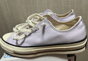 匡威（Converse）官方 1970S男女低幫帆布鞋丁香紫淺紫色A06075C A06075C 41.5 曬單實(shí)拍圖
