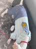阿莫爾小狗狗衣服春夏季薄款寵物四腳衣小型犬雪納瑞比熊貓咪連體衣牛仔 藍色小熊背帶褲【可牽引】 S 建議3-5斤 具體參考尺碼表 曬單實拍圖