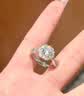 琦君培育鉆石戒指女求定結婚戒指D色VVS鉆石鉆戒紀念日七夕送老婆禮物 一克拉培育鉆戒/D色/VVS/3EX/NGTC 12 曬單實拍圖