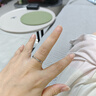 中國(guó)珠寶銀木與枝情侶戒指男女一對(duì)戒表白求婚生日七夕情人節(jié)禮物送女友 曬單實(shí)拍圖
