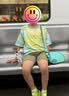 左西兒童運動速干衣男童短袖T恤2026新款男孩夏戶外訓練服 藍綠色 140 曬單實拍圖
