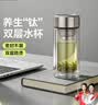 西多米泡茶杯茶水分離男士高硼硅雙層玻璃杯防摔耐高溫高顏值迷你口袋杯 曬單實拍圖