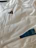 阿迪達斯（adidas）童裝26夏季兒童速干T恤男童女童三條紋中大童圓領運動短袖KB0235 曬單實拍圖