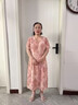 俞兆林（YUZHAOLIN）胖媽媽夏季高端短袖連衣裙中老年人大碼女裝奶奶寬松特大碼長裙子 曬單實拍圖