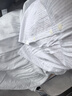 優衣庫麻混紡U領襯衫/短袖女裝/襯衣空調衫483892 01 乳白色 XL 曬單實拍圖