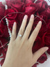 鉆石世家 一生至愛18K金鉆石戒指50分GIA鉆戒結(jié)婚戒指 生日紀(jì)念日禮物 GIA國檢雙證書 主石50分 F-G/SI 10號 曬單實(shí)拍圖