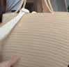 袋鼠（KANGAROO）2026都市簡約七夕大容量手工編織包女托特包女ins外出沙灘度假包 卡其有花朵+絲巾(敞口上寬*高 曬單實拍圖