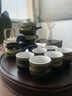 祥業(yè)新款玻璃自動(dòng)茶具套裝輕奢高檔懶人泡茶神器功夫磁吸泡茶壺杯 云月茶具套 4件 曬單實(shí)拍圖