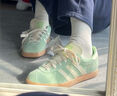 adidas「T頭鞋」STADT經典時尚薄底運動板鞋男女阿迪達斯三葉草   藍色/乳白色/紙板黃 (推薦女生選小半碼)   41 曬單實拍圖