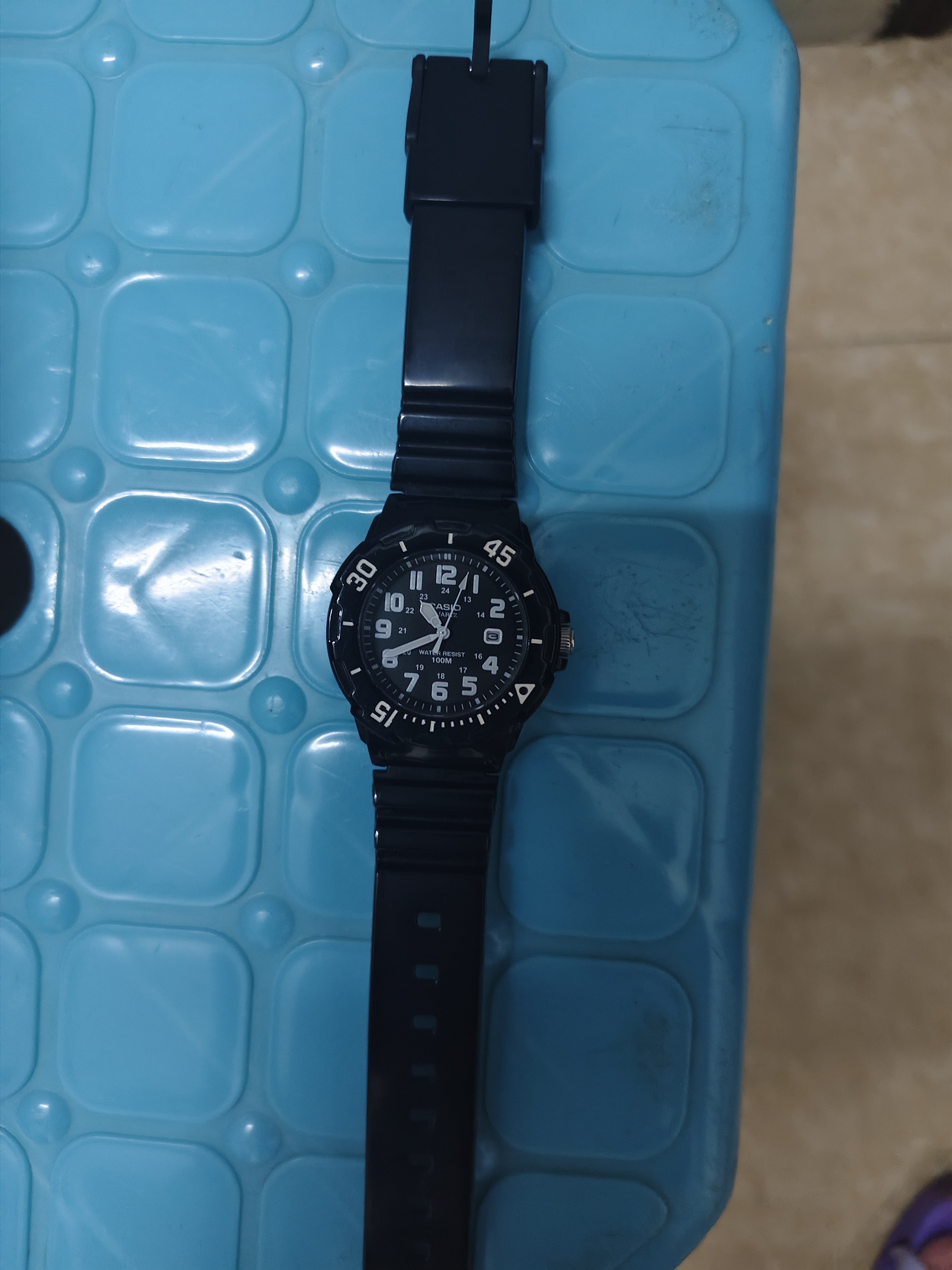 卡西歐（CASIO）手表女學生考試手表兒童指針夜光運動防水男女石英表LRW-200H-1B 曬單實拍圖