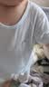 小三月嬰兒夏薄款衣服短袖t恤冰絲莫代爾分體上衣空調服1歲男女寶寶夏裝 【輕薄涼感】D198藍色 80 cm 建議18-22斤 曬單實拍圖