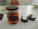 泥也茶杯泡茶壺茶水分離玻璃杯個人專用小茶壺辦公茶具三件套過濾套裝 曬單實拍圖