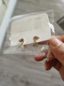 梵飾克日韓精致時尚微鑲滿鋯S形耳環女氣質輕奢百搭高級感超閃耳釘耳飾  滿鋯S形耳環（加厚真金電鍍） 曬單實拍圖
