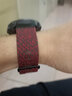 佳明（GARMIN）本能系列/MARQ2/EPIX/Fenix6/7/7Pro替換表帶(22mm) 紅色尼龍表帶(22mm) 曬單實(shí)拍圖