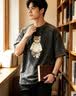 JEEP SPIRIT美式短袖男2026新款潮牌半截袖寬松大碼情侶上衣夏印花短袖 黑色01 S (80-100斤) 曬單實拍圖