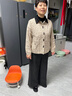 俞兆林（YUZHAOLIN）媽媽秋裝外套2026新款時(shí)尚春秋長(zhǎng)袖上衣中老年女裝初秋夾克衫50歲 紅色安哥拉 2XL (推薦105-120斤) 曬單實(shí)拍圖