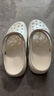 卡駱馳（CROCS）新款厚底云朵洞洞鞋送女友禮物206750 白色   38-39 曬單實拍圖