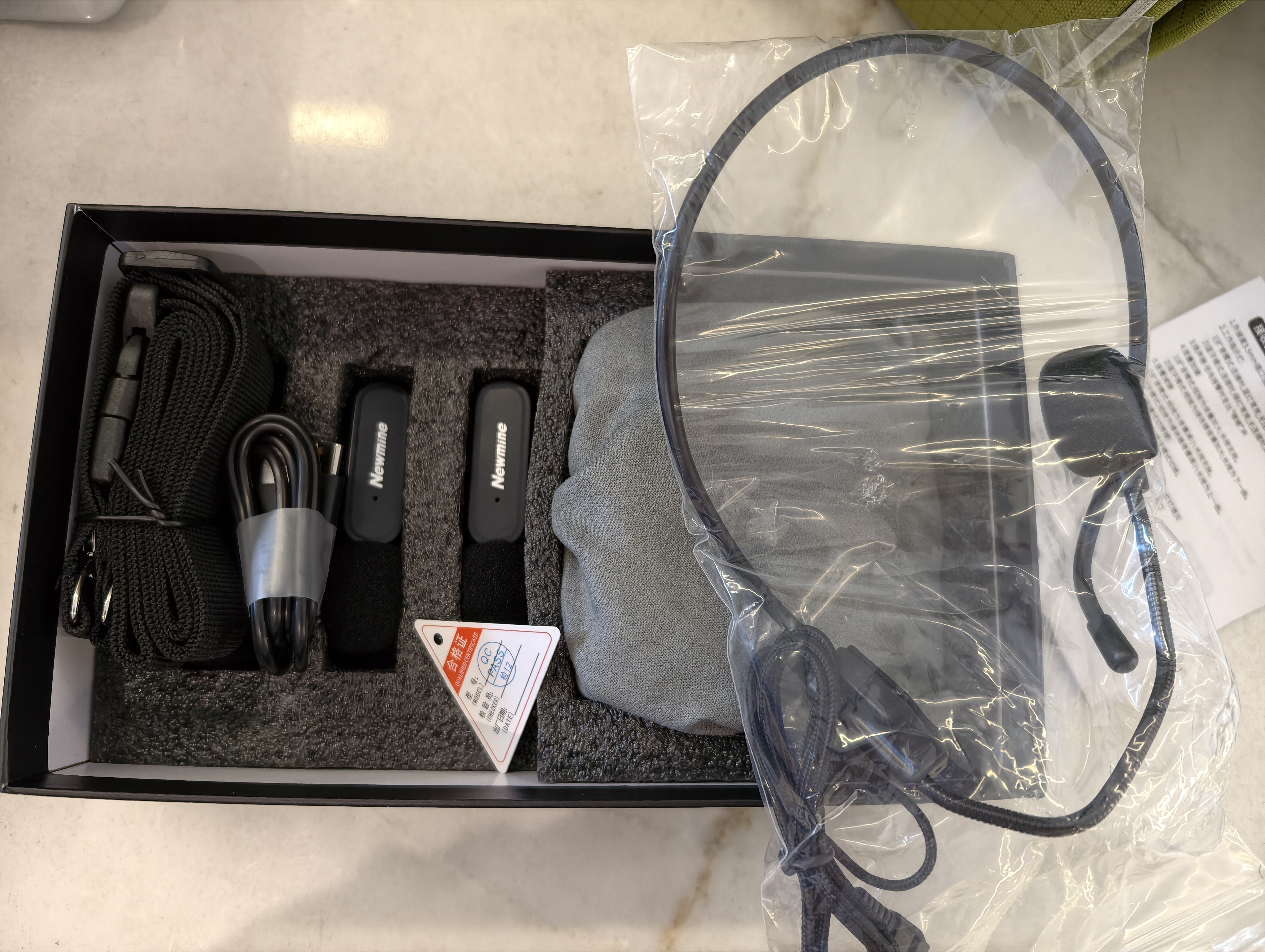 紐曼（Newmine）U-238小蜜蜂擴音器教師專用無線領夾式教學喇叭導游講解戶外便攜喊話器大音量藍牙音箱雙麥克風 曬單實拍圖