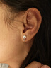 施華洛世奇（SWAROVSKI）新品MATRIX耳釘優(yōu)雅仿珍珠元素耳飾輕奢飾品七夕情人節(jié)禮物送女友 白色 5694225 曬單實(shí)拍圖