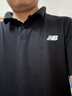 NEW BALANCEPOLO衫男款簡約T恤百搭運動夏季短袖MT51519 黑色  M 曬單實拍圖